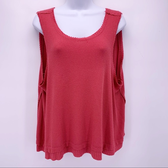 We The Free Ribbed Loose Fitting Swing Tank Top - Picture 1 of 8